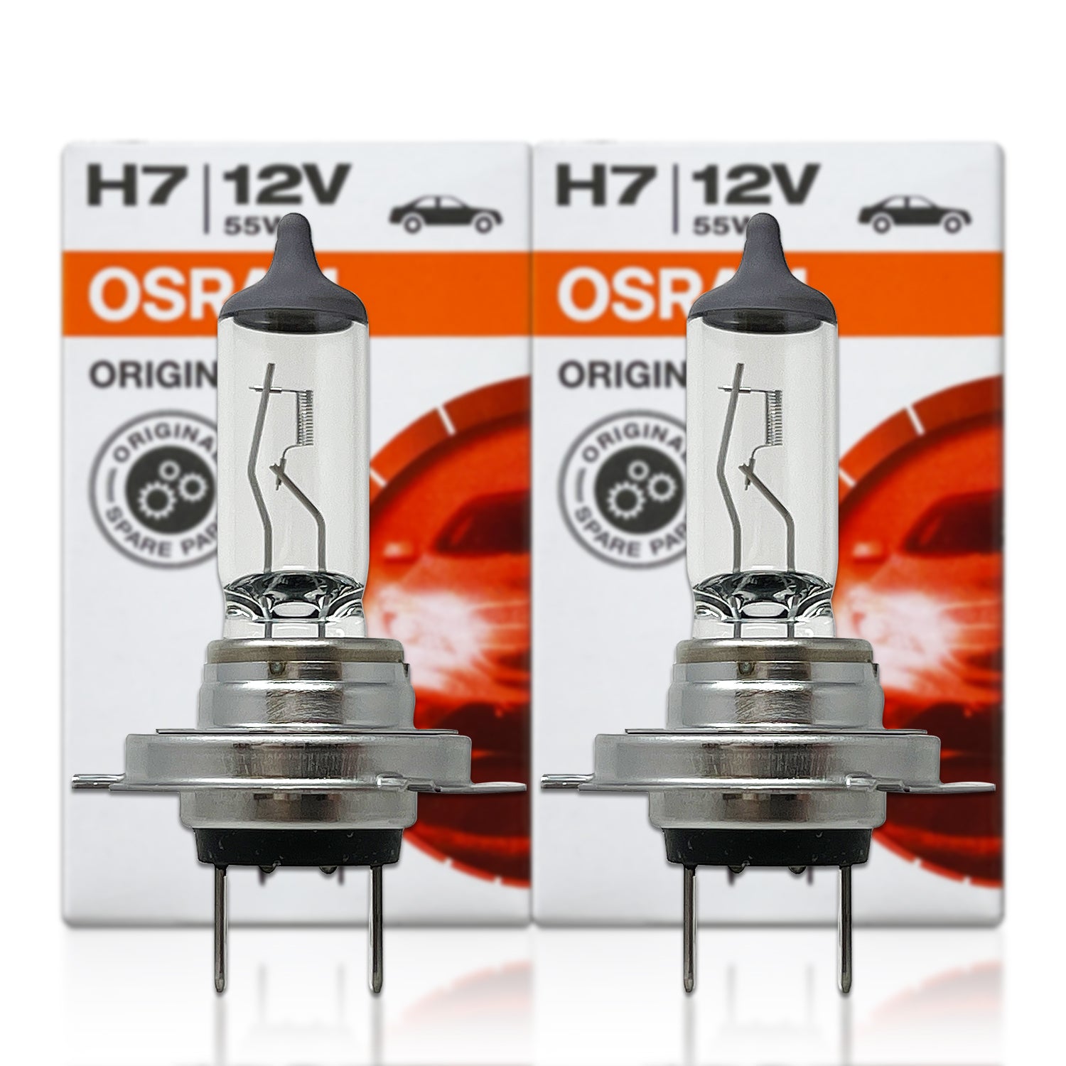 H7 Osram Night Breaker Laser Halogen Headlight Bulb 64210NL (Pack