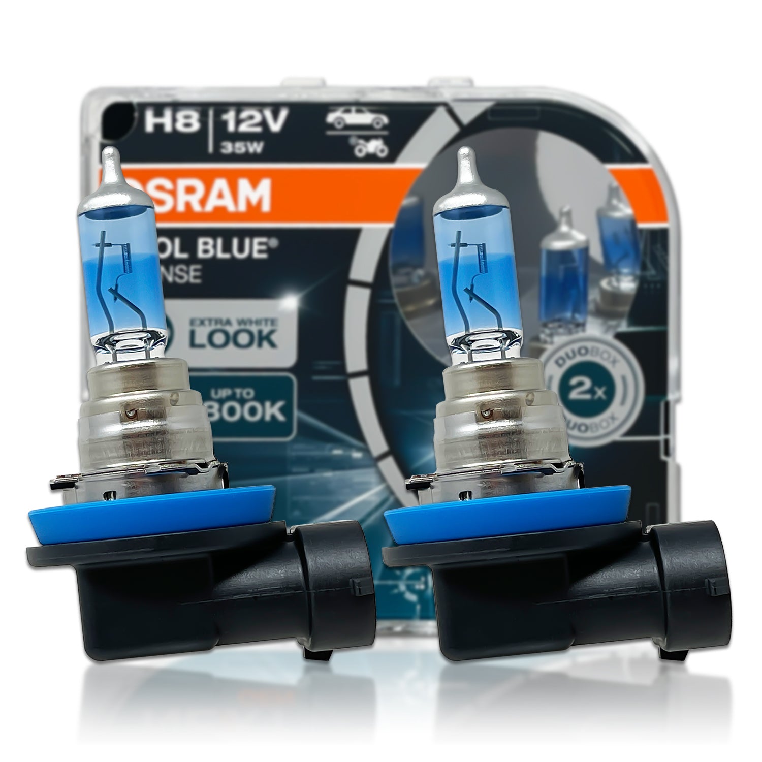 Osram Cool Blue Intense NEXT GEN CBN H8 Halogen Test