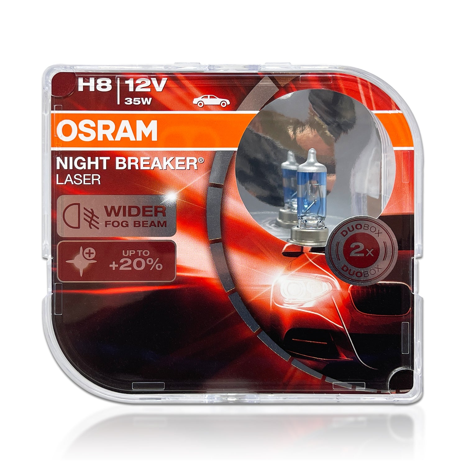  OSRAM NIGHT BREAKER UNLIMITED H8 Bulbs (pack of 2) by ALI