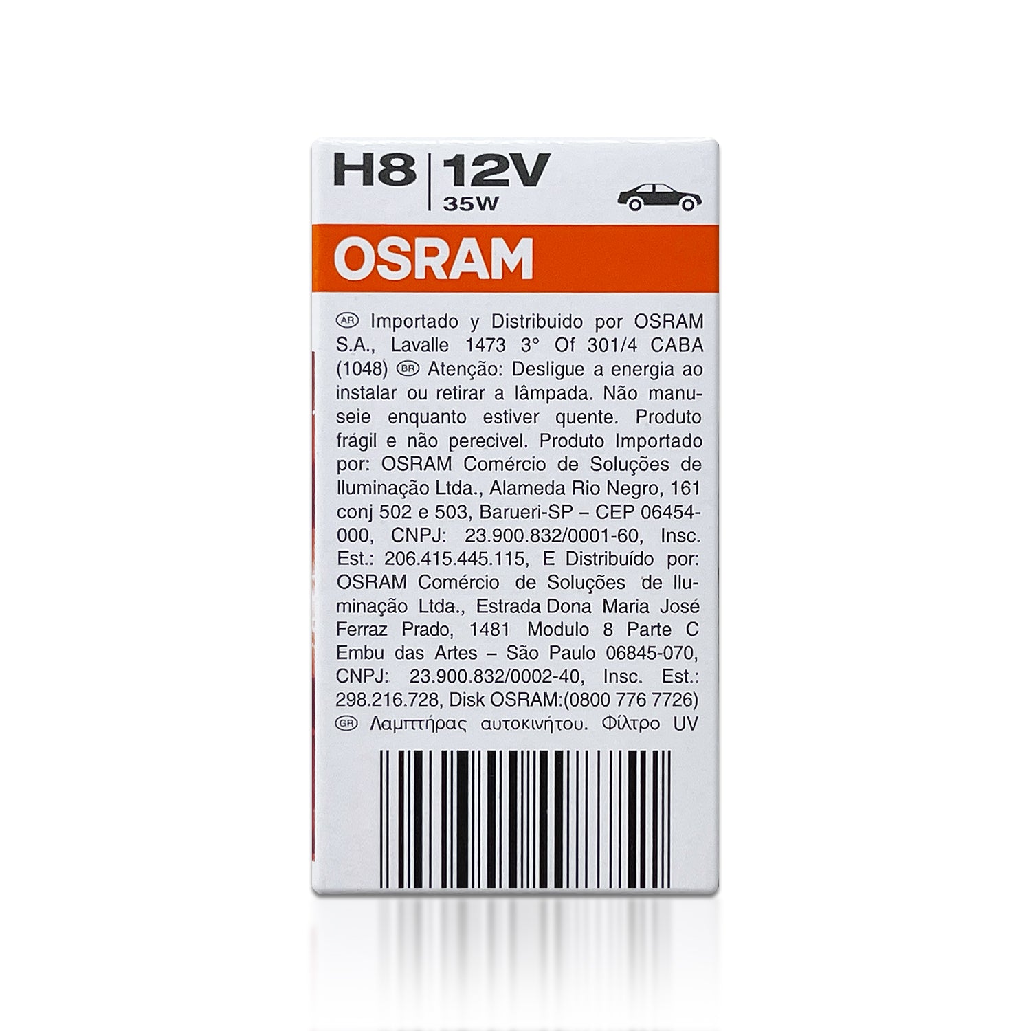 H8 Osram Original Standard 64212 Halogen Headlight Bulb | A Lot Pack of 10 Bulbs