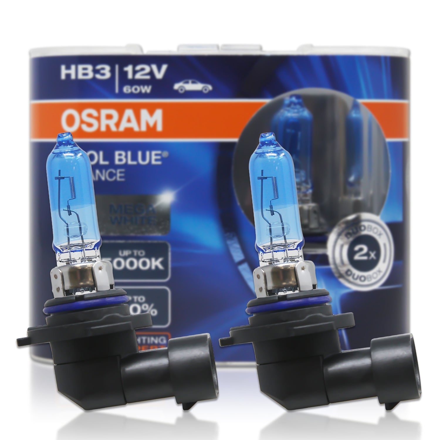 9003 H4 HB2: Osram 62193CBA Cool Blue Advance Halogen Bulbs – HID CONCEPT