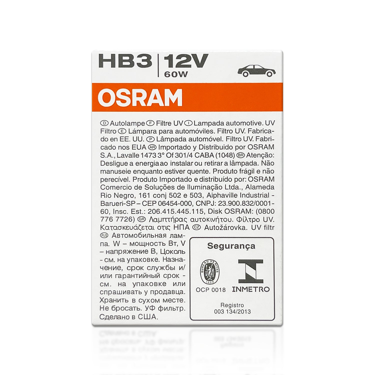 OSRAM ORIGINAL HB3 12V 60W P20D GLÜHLAMPE | 9005 OSRAM ORIGINAL HB3 12V 60W P20D GLÜHLAMPE | 9005