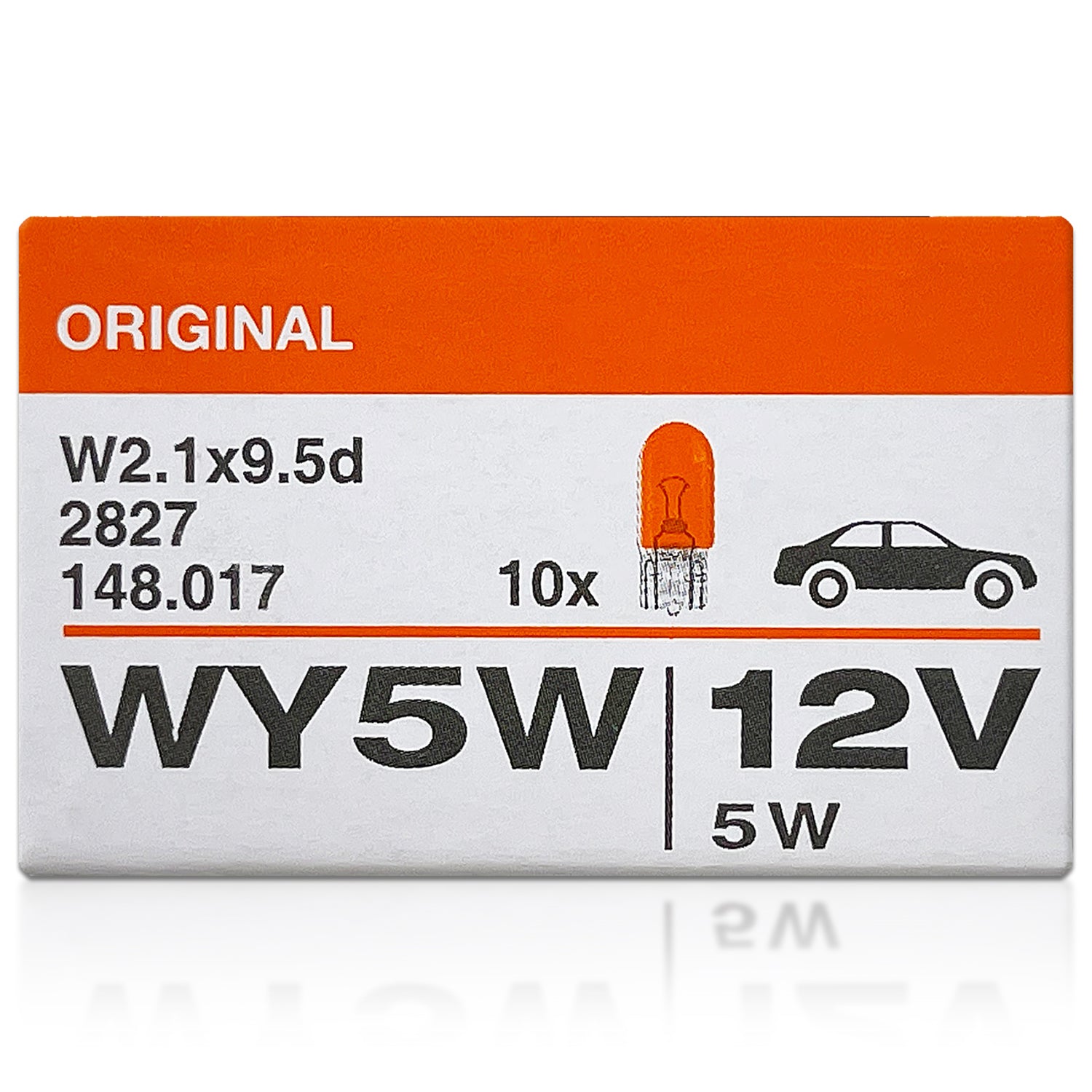 12V/5W WY5 T10 Amber 10 er Pack, KFZ Lampen