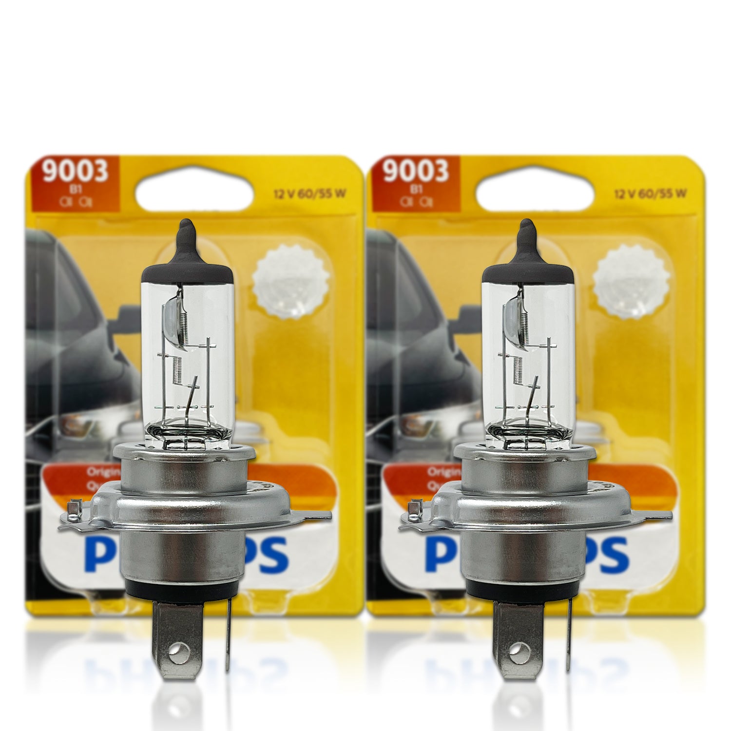 9003 H4 Philips 9003NGPS2 NightGuide Platinum Halogen Bulbs – HID