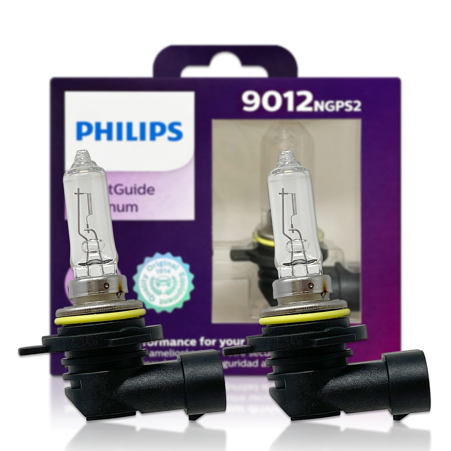 9012 - Philips 9012NGPS2 NightGuide Platinum Bulbs