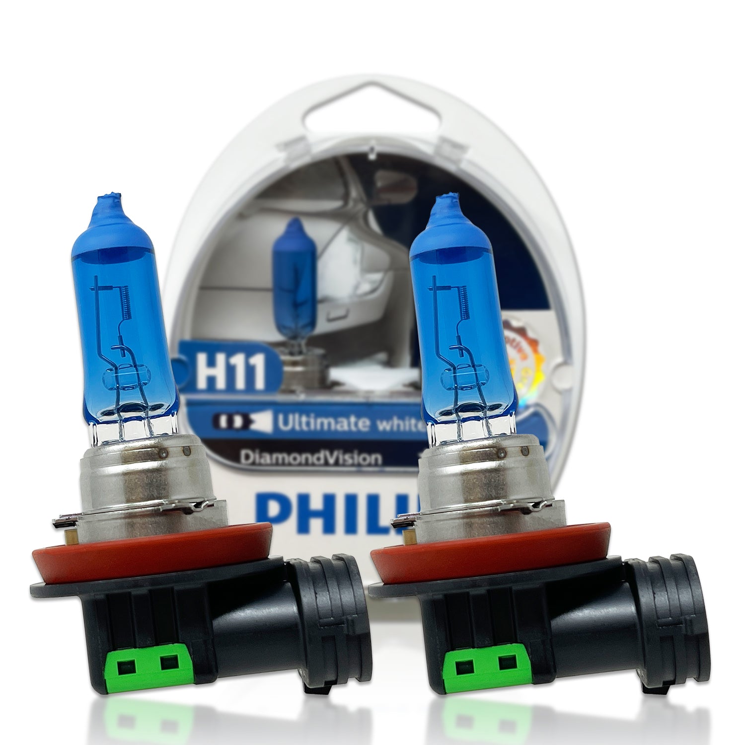 H11: Philips 12362DVS2 DiamondVision Halogen Bulbs – HID CONCEPT