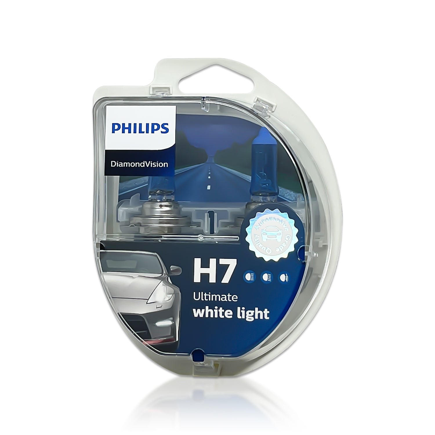 Philips Diamond Vision Halogen H7 Bulbs