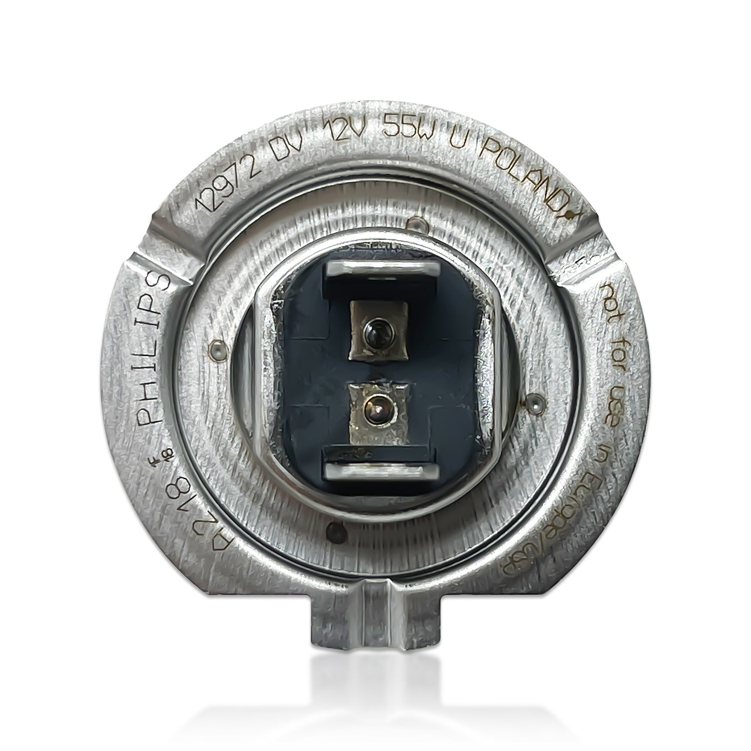 Philips DiamondVision 5000K H7 55W Halogen Bulbs - 2 Pack, 1500 Lumens, High/Low Beam