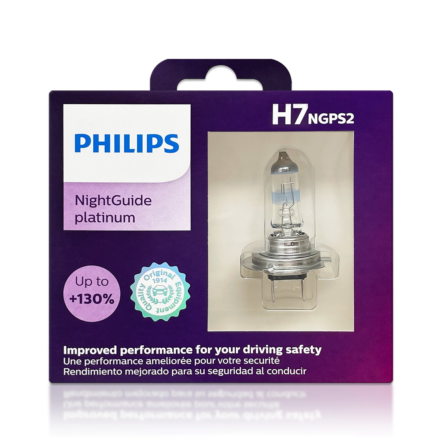 Philips H7 CrystalVision platinum Bulbs
