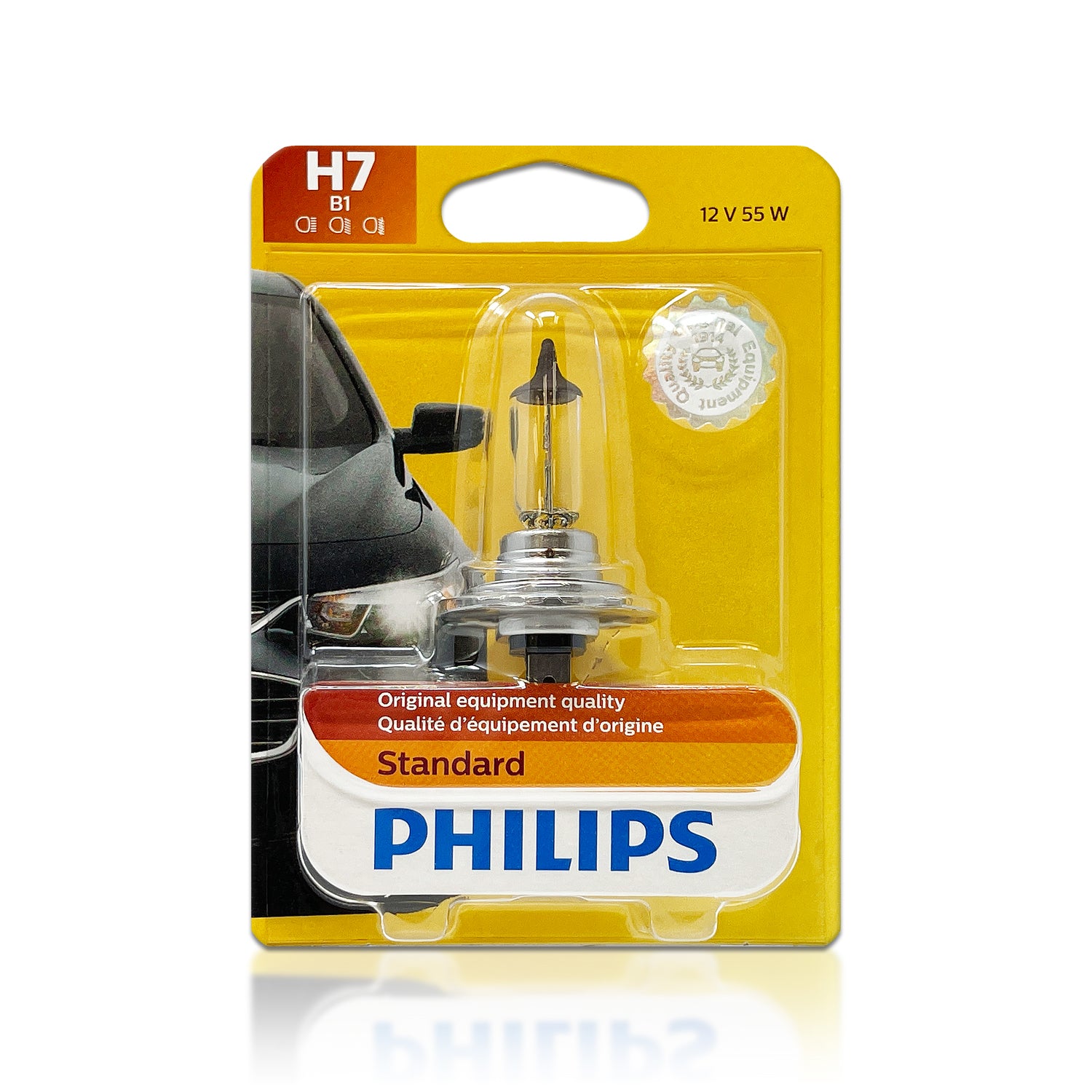 Philips H7 Standard Halogen Headlight Bulb (Pack of 1)