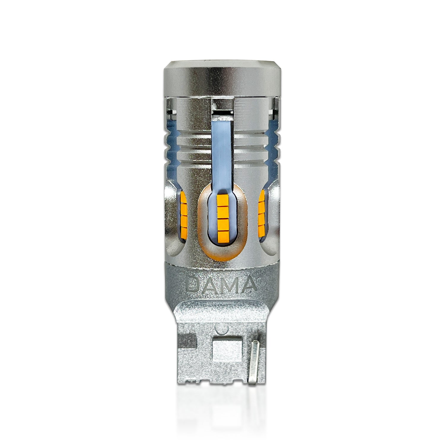 7440: Dama Mini White Amber LED Bulbs w/ Canbus 24CSP White