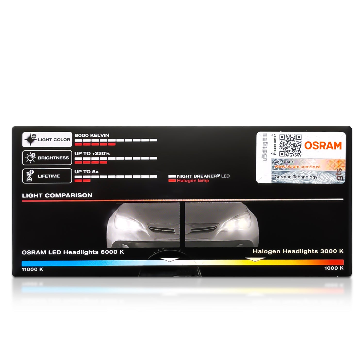 Osram Night Breaker H7-LED Car Light, Right & Left at best price