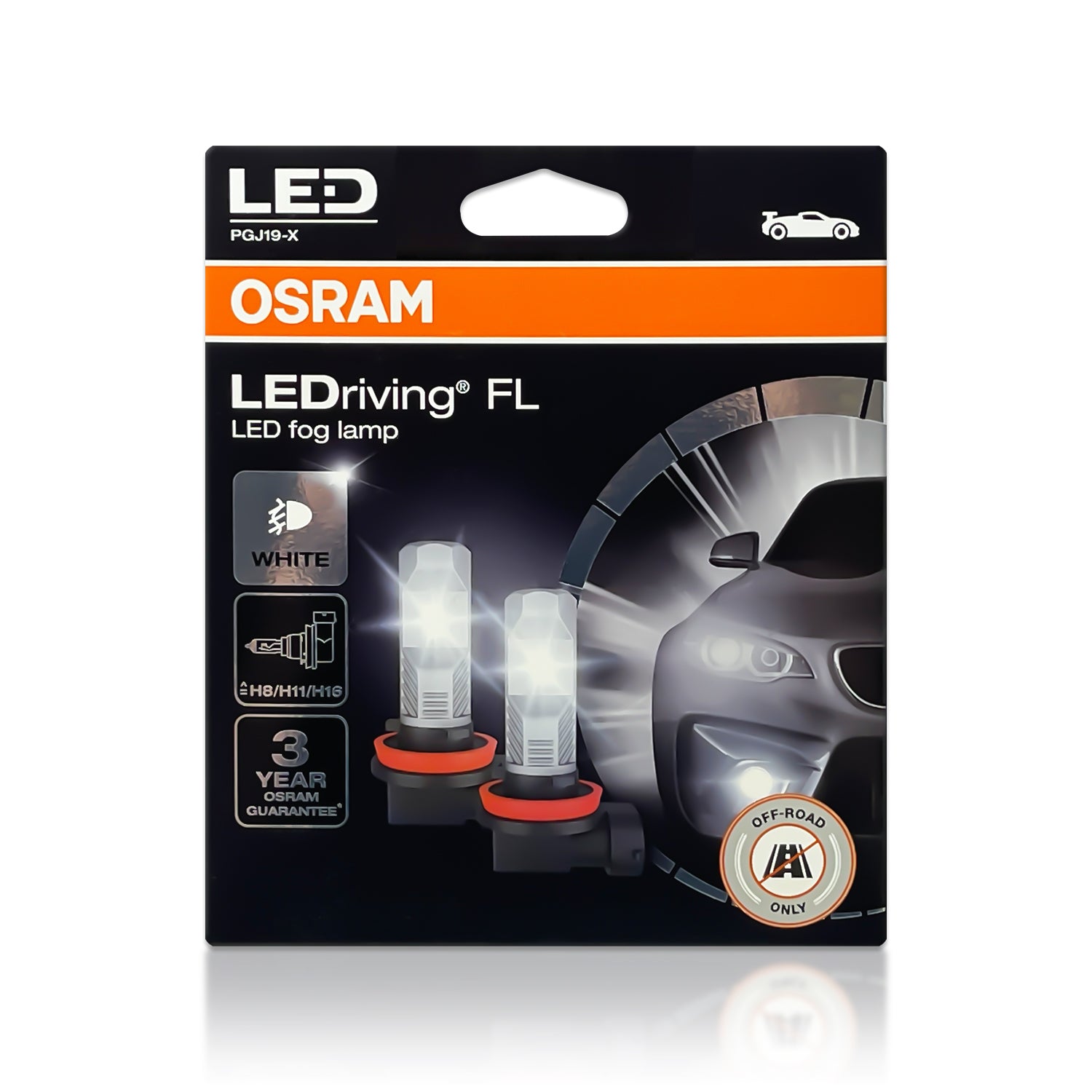 H8 H11 H16 Osram 67219CW Fog LED Bulbs – HID CONCEPT