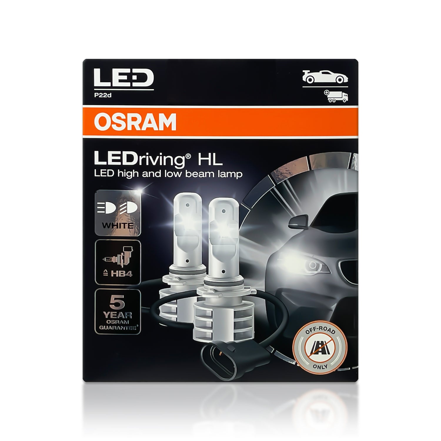 OSRAM H1 Led High Beam Car Headlight Bulbs H1 9012 HIR2 Led Fog Light Lamp  50W 6000K White Diodes Auto Turbo Fan LEDdriving HL - AliExpress