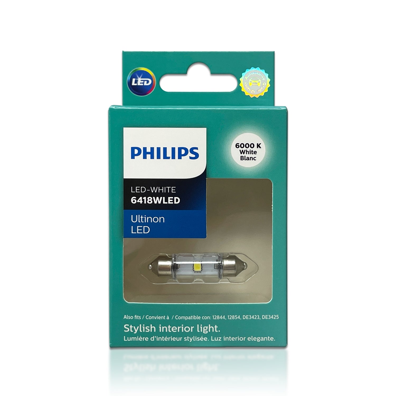 Sæt tabellen op onsdag kontrollere 36mm: Philips 6418ULWX1 Festoon Ultinon White LED Bulb – HID CONCEPT