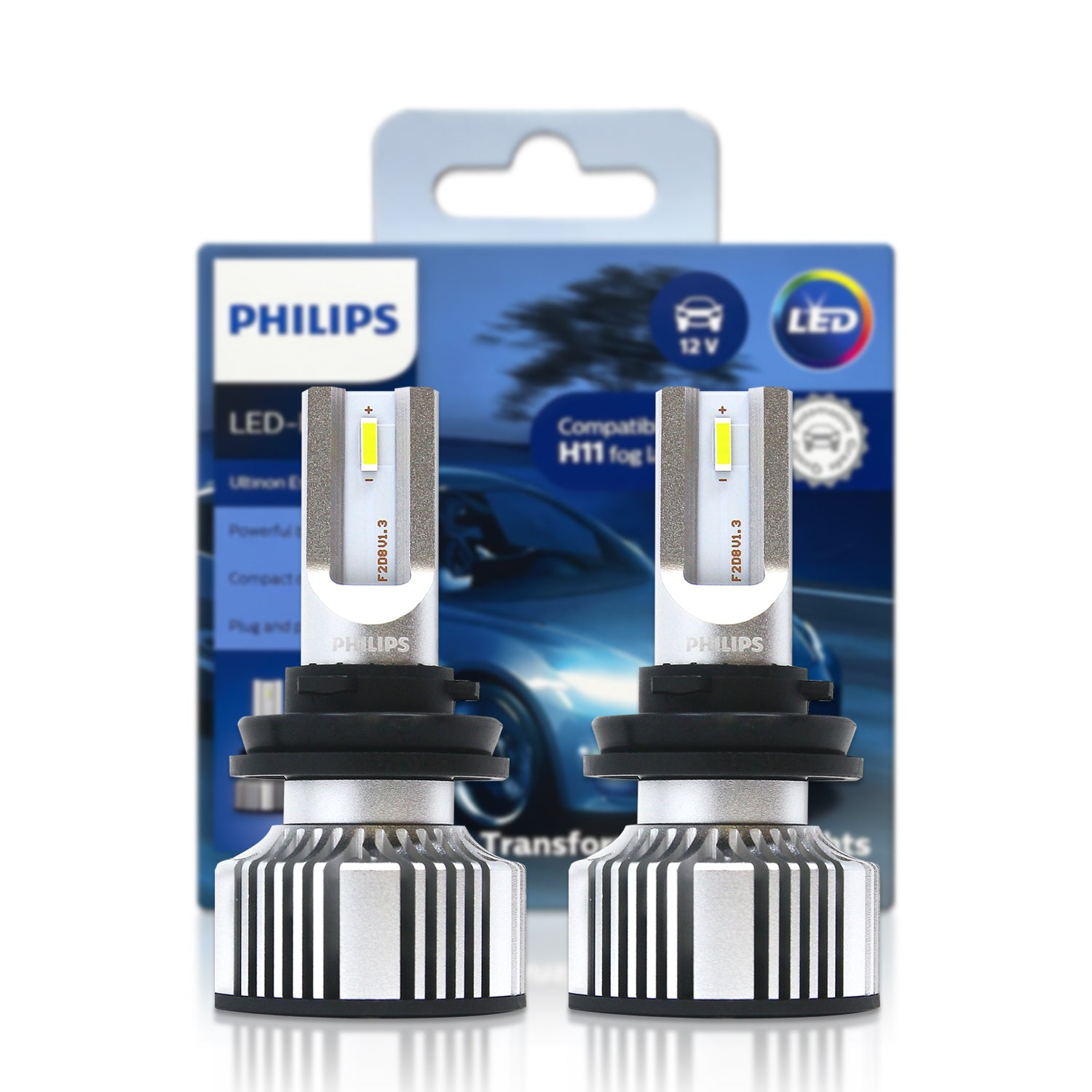 Philips Ultinon Pro6000 Warm White 4000K LED W5W 501 (Twin)