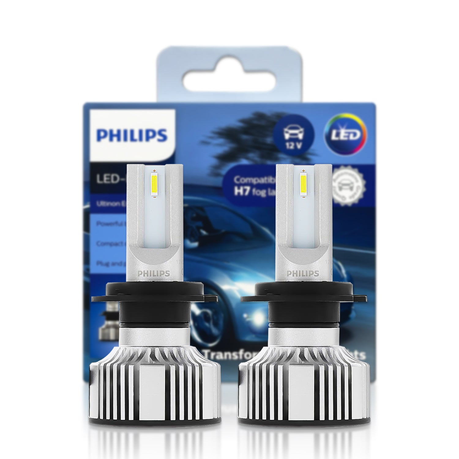 Philips Lamperphilips Led H7 Headlight Bulbs 20w 6500k High Low