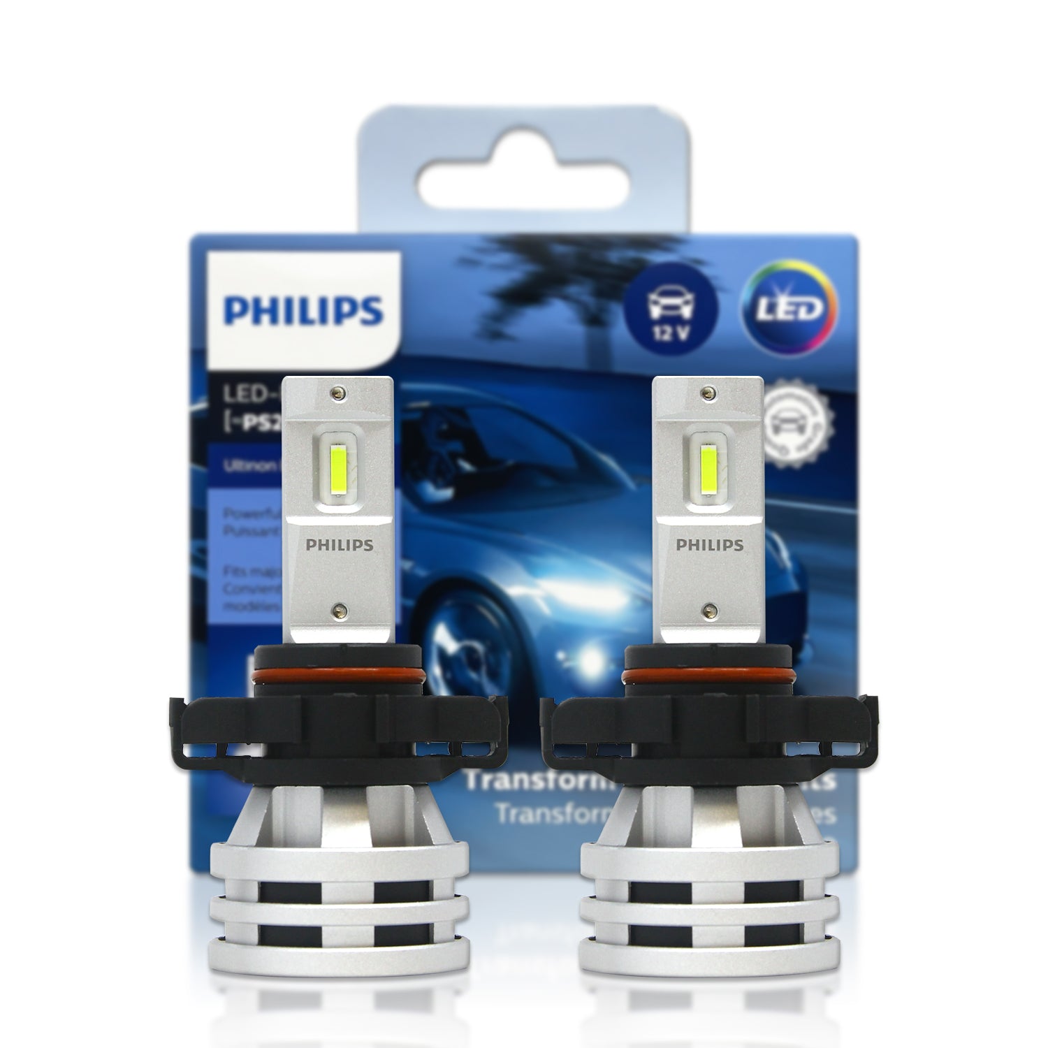 PS24W: Philips 11086UE2X2 Ultinon Essential Fog LED Bulbs – HID
