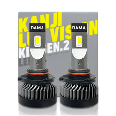 DAMA 9006 HB4 Kanji Lux Vision Gen2 LED Bulbs 6000K | Pack of 2