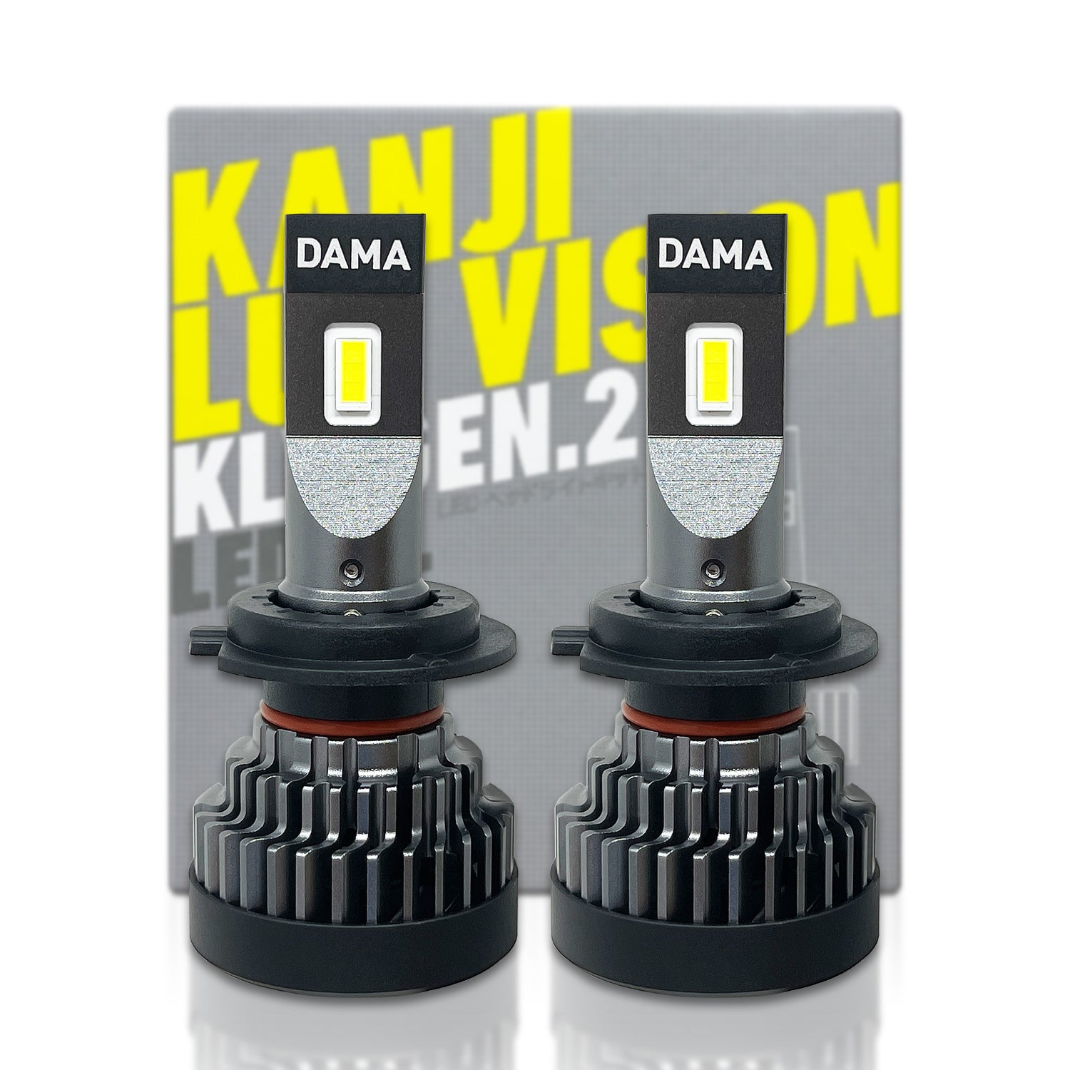 DAMA H7 Kanji Lux Vision Gen2 LED Bulbs Reflector Type 6000K