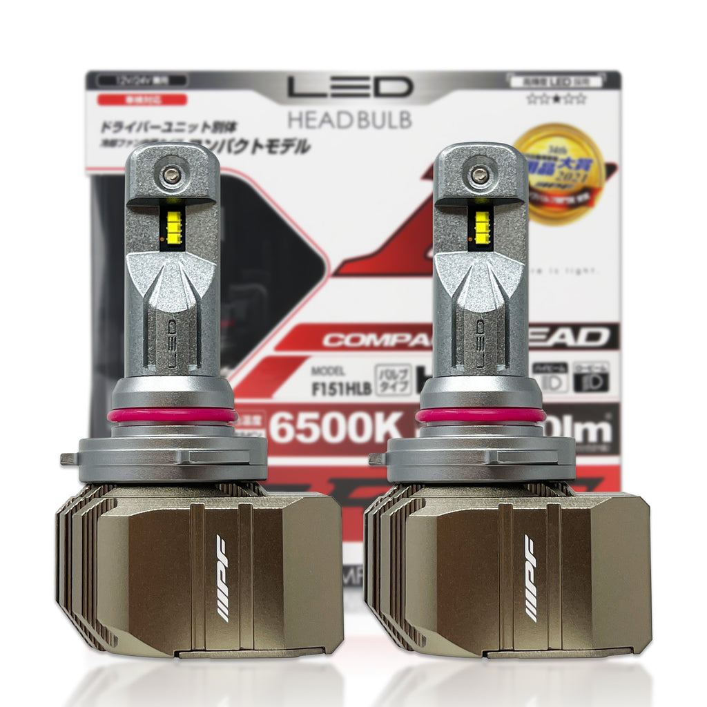 IPF HB3 HB4 9005 9006 F151HLB F-Series LED Bulbs 6500K | Pack of 2