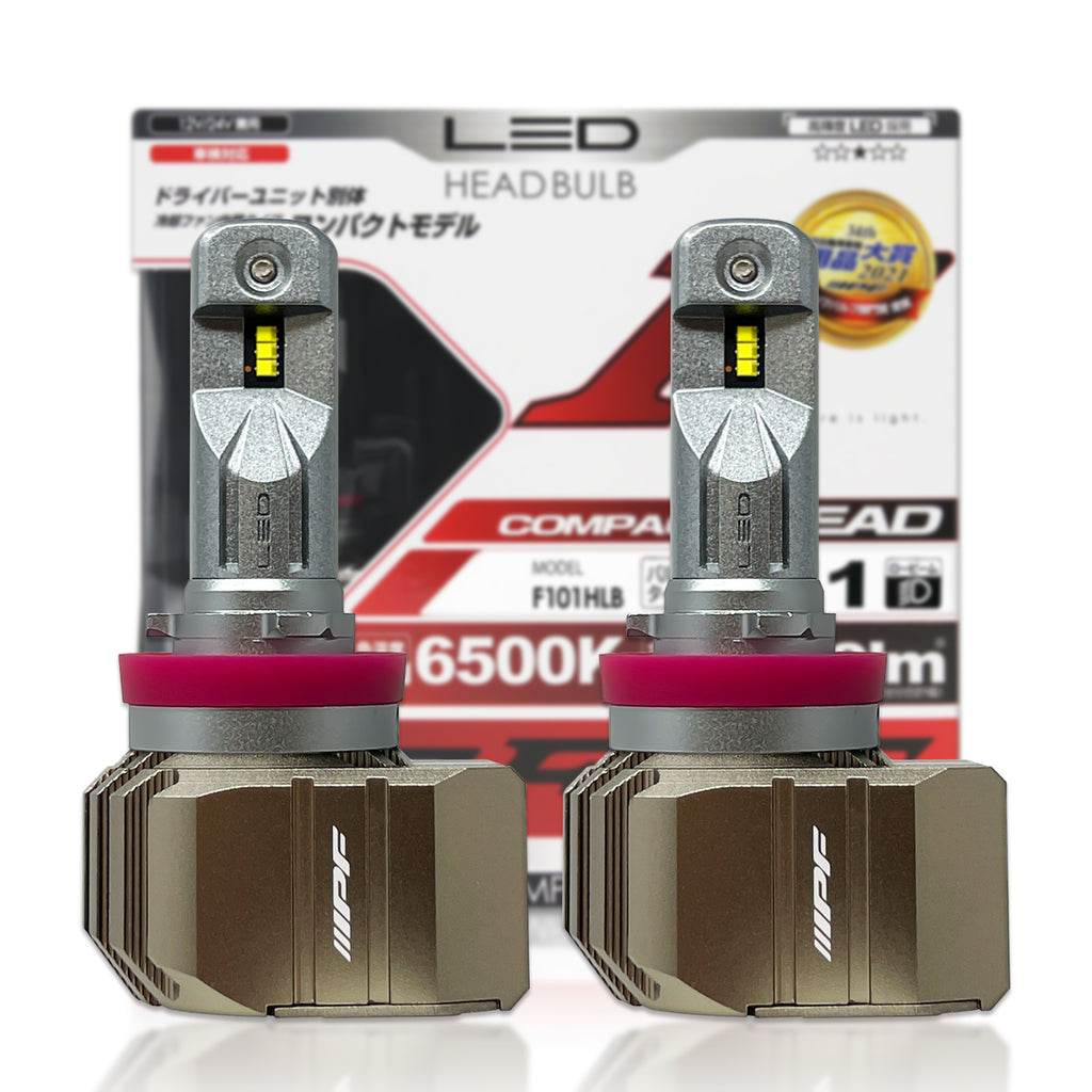 IPF H11 F101HLB F-Series LED Bulbs 6500K | Pack of 2 | HID CONCEPT