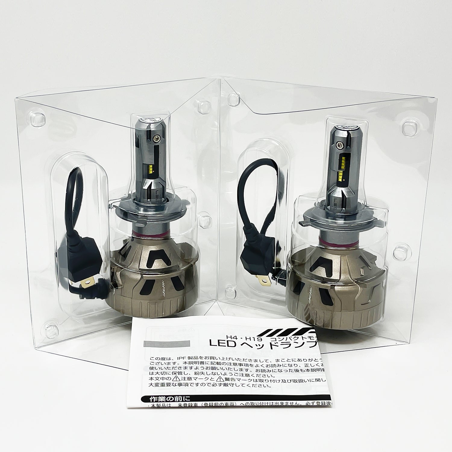IPF H4 9003 HB2 F341HLB F-Series LED Bulbs 6500K | Pack of 2 – HID